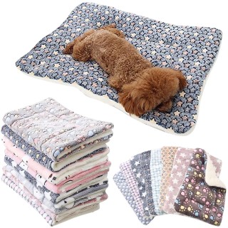 Sagit Pet, Kissen, verdickt, warm, Hund, Haus, im Herbst und Winter, Katze, Decke, rutschfest, Kissen One Size blau