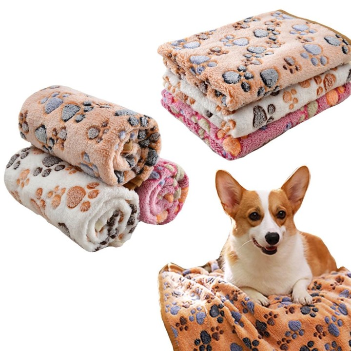 Hundebett, Zwinger, bequeme Haustier-Schlafmatte für Hunde, Flanellkissen, Katzen, warme Haustierdecke, Matte, Bett, weiche F