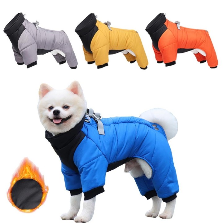 Hunde-Wintermantel, Jacken, wasserdichter Hunde-Overall, Mäntel, Haustier-Hundekleidung, warme Welpen-Baumwolljacke für klein