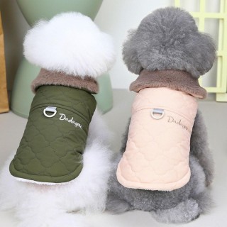 Winter Haustier Kleidung Super Warm Kleine Hunde Kleidung Mit Pelz Kragen Baumwolle Pet Outfits Jacke Wasserdichte Französisc