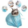 Katzenpflege-Badetasche, kein Kratzen, Beißen, Zurückhaltung zum Baden, Krallenschneiden, Spritzen, Untersuchen rose rot