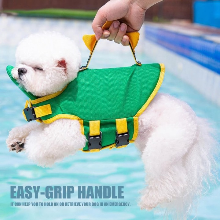 1 stücke Hund Badeanzug Schwimmweste Teddybär Corgi Bichon Marzis Kleine Hund für Haustier Schwimmen Hunde Schwimmweste Hund