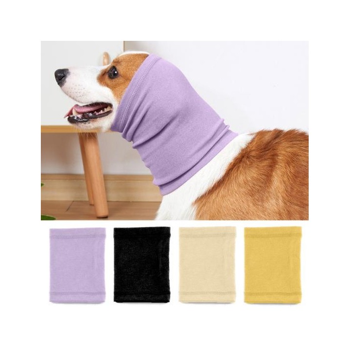 Haustier-Ohrabdeckung, bequeme Baumwolle, Hunde-Ohrenschützer, Angstlinderung, Lärmreduzierung, Gehörschutz, Haustierbedarf S