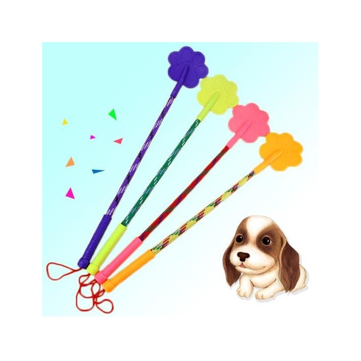 Stick Effektive Stop Bellen Abschrecken Schlechtes Verhalten Trainer Flexible Pet Pat Spielzeug Haustier rosa