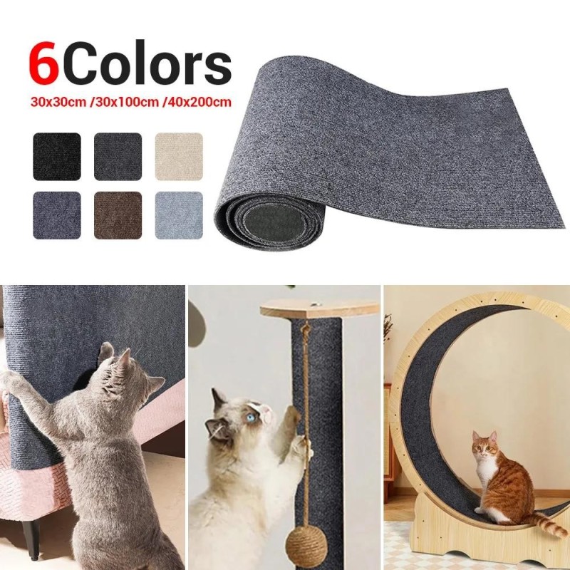 Wand Anti-Katzenkratzbrett Sofa DIY Katzenkratzbrett Sofaschutz Pfoten schärfen trimmbar selbstklebender Teppich Katzenkratzb