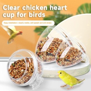 3Pcs Vogel Feeder Einfache Installation Papagei Feeder Und Trinker Große Kapazität Hängen Vogelfutter Feeder Vogel Liefert