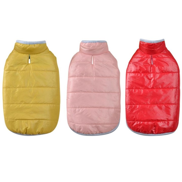 Haustier Hund Katze wasserdichte doppelseitige Farbweste kleine Hunde Reversible Kleidung S