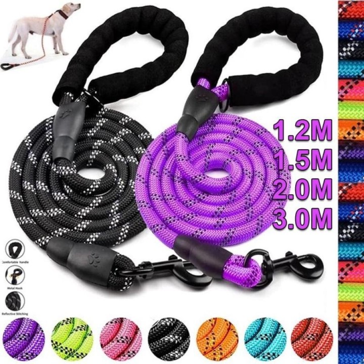 Neues, langlebiges, ultralanges, reflektierendes Hundefell aus Nylon, Trainingsfell für mittelgroße bis große Hunde, Laufverf