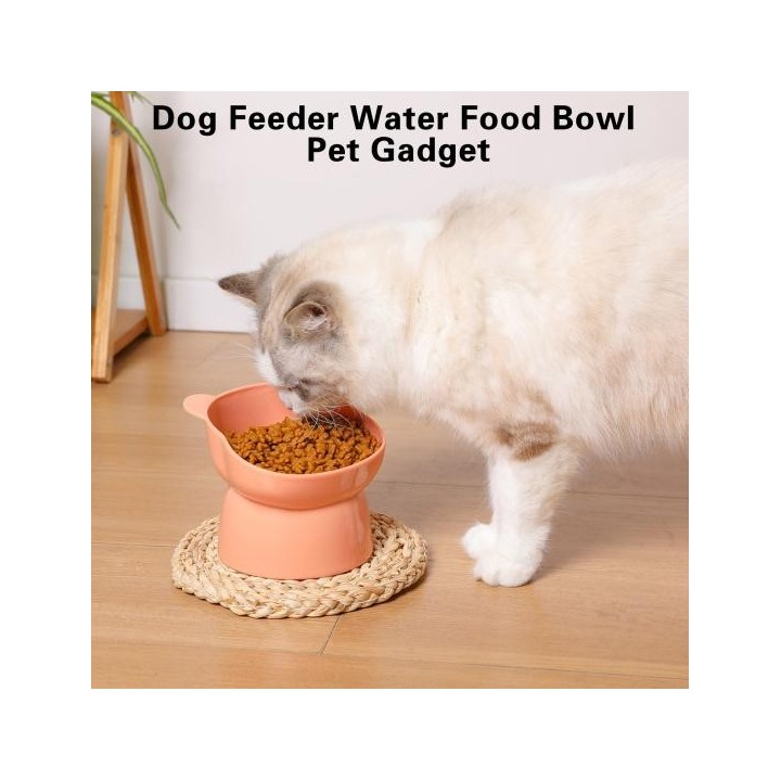 Hundefutternapf, rutschfest, erhöhte Lebensmittelqualität, geruchslos, große Kapazität, Futter, Wasser, Nackenschutz, Hundenä