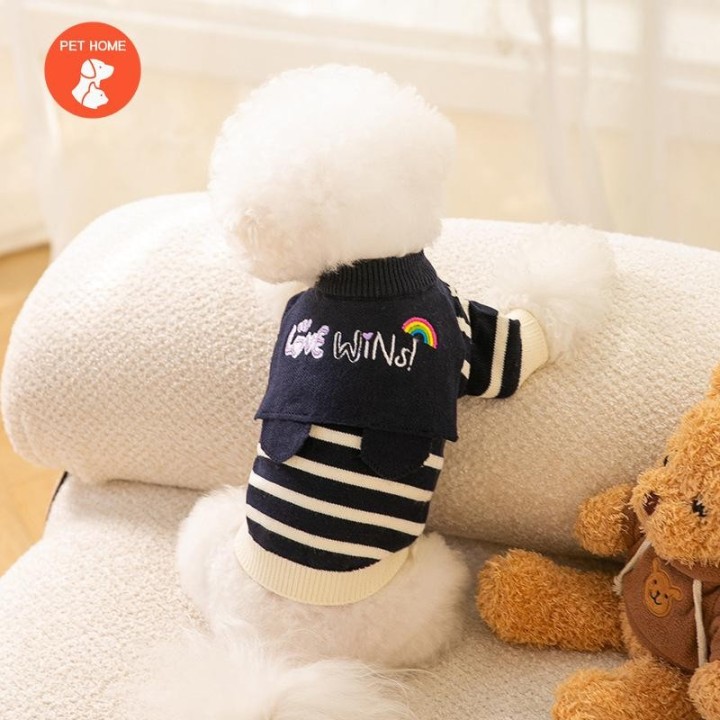 Warme Haustierkleidung, süßer Druckmantel, Hemdjacke für kleine und mittelgroße Hunde, Katzen, Teddy, französische Bulldogge,