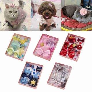 Haustierbedarf, Haarschmuck, Schmetterlingsschleifen, Haustier-Haarspangen, Schleifen-Haarnadeln, Hundebedarf, Haarspange bla