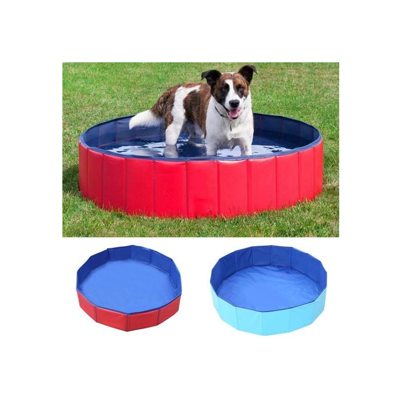 Haustierbadewanne Katzenbadebecken Haustierwasserspielschwimmwanne Zusammenklappbare tragbare Katzenbadewanne für Hauskatzen