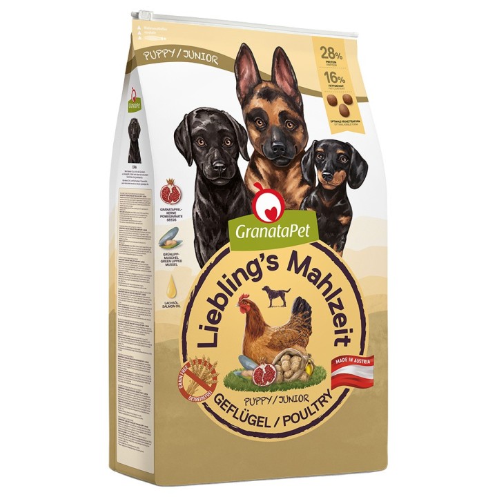 GranataPet Liebling's Mahlzeit Junior Geflügel - 10 kg