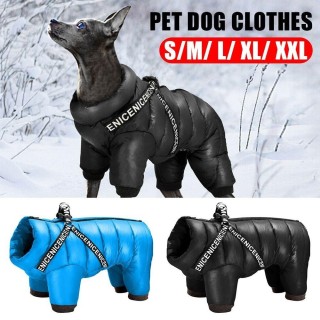 Winter wasserdichte warme Haustier Hund Kleidung Welpen Overall Hund Jacke Welpen Hund Mantel M schwarz