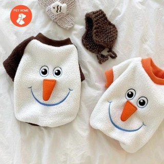 Warme Haustierkleidung, süßer Druckmantel, Hemdjacke für kleine und mittelgroße Hunde, Katzen, Teddy, französische Bulldogge,