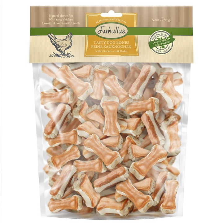 Lukullus Kauknochen 750 g - Huhn 5 cm (750 g)