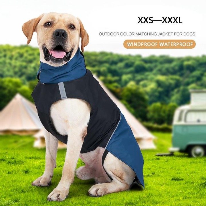 Reflektierende wasserdichte Haustier-Hunde-warme Weste-Mantel-Kleidung-Welpen-Jacken-Bekleidung XXS-XXXL XXS schwarz