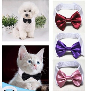 Mode Haustier Zubehör Smoking Fliege Hund Krawatte Haustier Fliege Fliege Kragen formale Krawatte Color 3