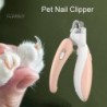 Nagelknipser für Haustiere mit eingebautem LED-Licht, Sicherheitsschutz, beleuchteter Nagelknipser für Haustiere, verbesserte