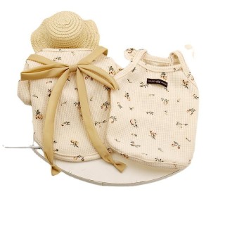 Frühlings- und Sommerkleidung für Haustiere, Katzenkleidung aus Baumwolle, Katzenkleidung, französische Hundekleidung, Hundek