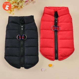 Hundebekleidung, Haustier-Winterkleidung, dick, langlebig, reine Farbe M blau