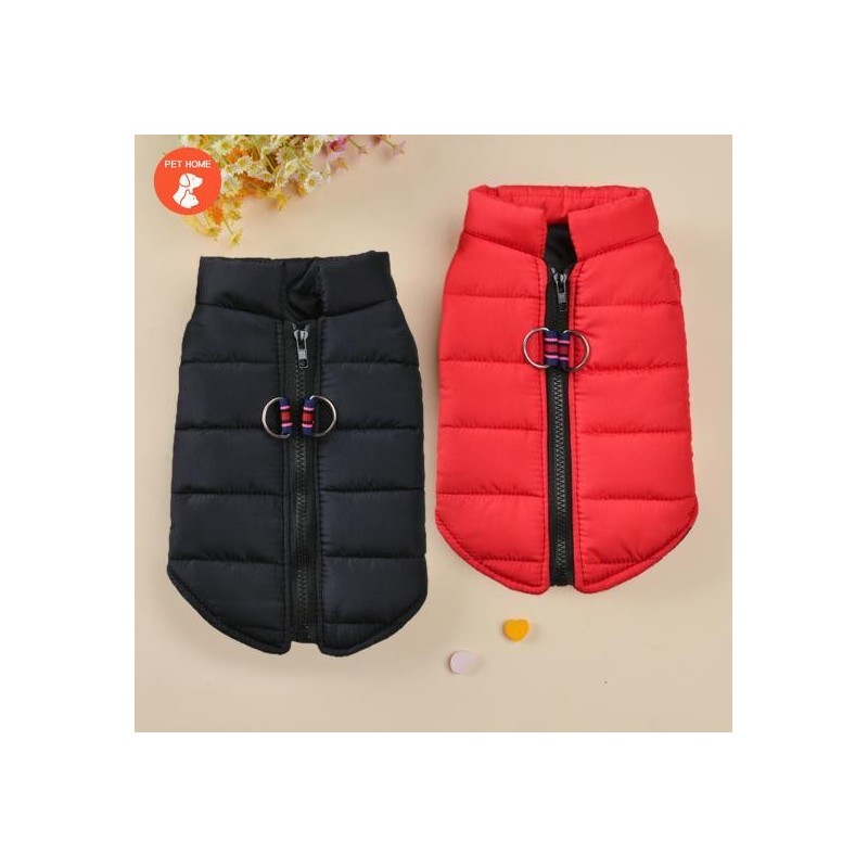 Hundebekleidung, Haustier-Winterkleidung, dick, langlebig, reine Farbe M blau
