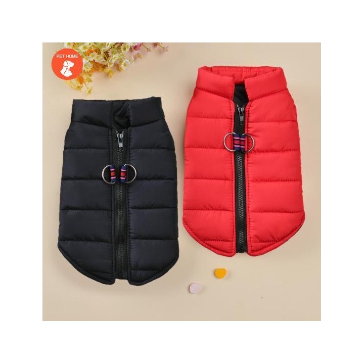 Hundebekleidung, Haustier-Winterkleidung, dick, langlebig, reine Farbe M blau