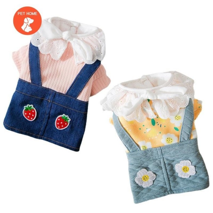 Warme Haustierkleidung, süßer Druckmantel, Hemdjacke für kleine und mittelgroße Hunde, Katzen, Teddy, französische Bulldogge,