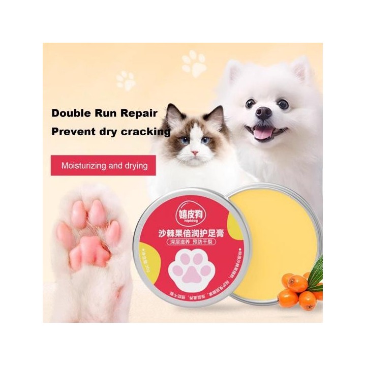 Haustierpfotenbalsam, feuchtigkeitsspendende Hundepfotenpflegecreme, nicht reizend, milde Katzenkrallenschutzcreme, Heimtierb