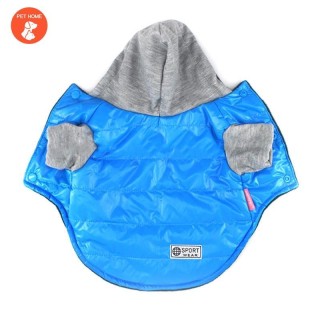 5 farben Winter Haustier Hund Jacke Mantel Verdickung Warme Hund Kleidung Mit Kapuze Winter Hund Mantel Größe 8-18 8 violett