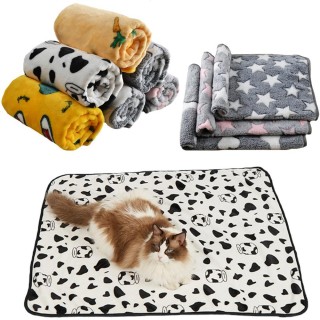 Cartoon-Druck, weich, gemütlich, Katzenbett, Decke, Winter, warme Matratze, Haustier-Sofakissen, Kätzchen, Welpen, Reisen, Sc