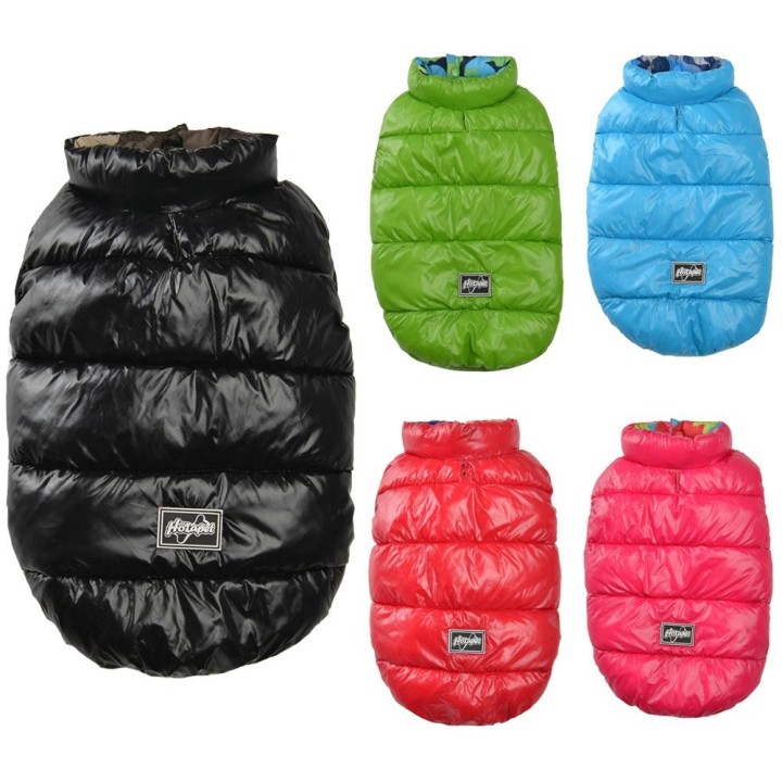 Winter-Hundekleidung für kleine Hunde und Katzen, Haustierbekleidung, wendbar, wasserdicht, leicht, warm, Weste für Kätzchen,