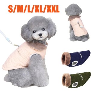 Warme Haustier-Hundemäntel, Jacke, Outdoor-Kleidung, wasserdichte Winterweste, Welpenmantel S grün