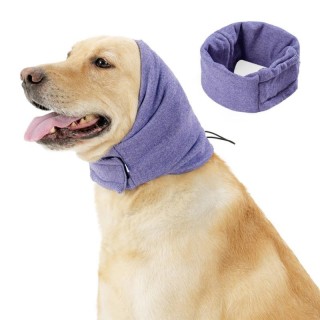 Verstellbarer Ohrenschutz für Hunde, Noise Snoods, beruhigende Ohrenschützer für Hunde, Lärmschutz für Katzen, Halstuch, S du