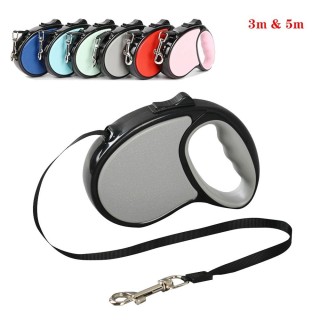 Hund 3M 5M Automatische einziehbare Leine für kleine Hunde Strapazierfähige Hundeleine aus Nylon, ausziehbares Zugseil für We
