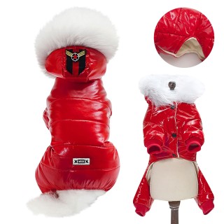 Haustierkleidung Hundekleidung Haustierkleidung Herbst und Winter Verdickter Vierbeiner Baumwollmantel S