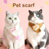 Haustier Schal Entzückende Bär Muster Katzen Hunde Halstuch Bequeme Haustier Winter Gestrickte Kragen Haustierbedarf weiß