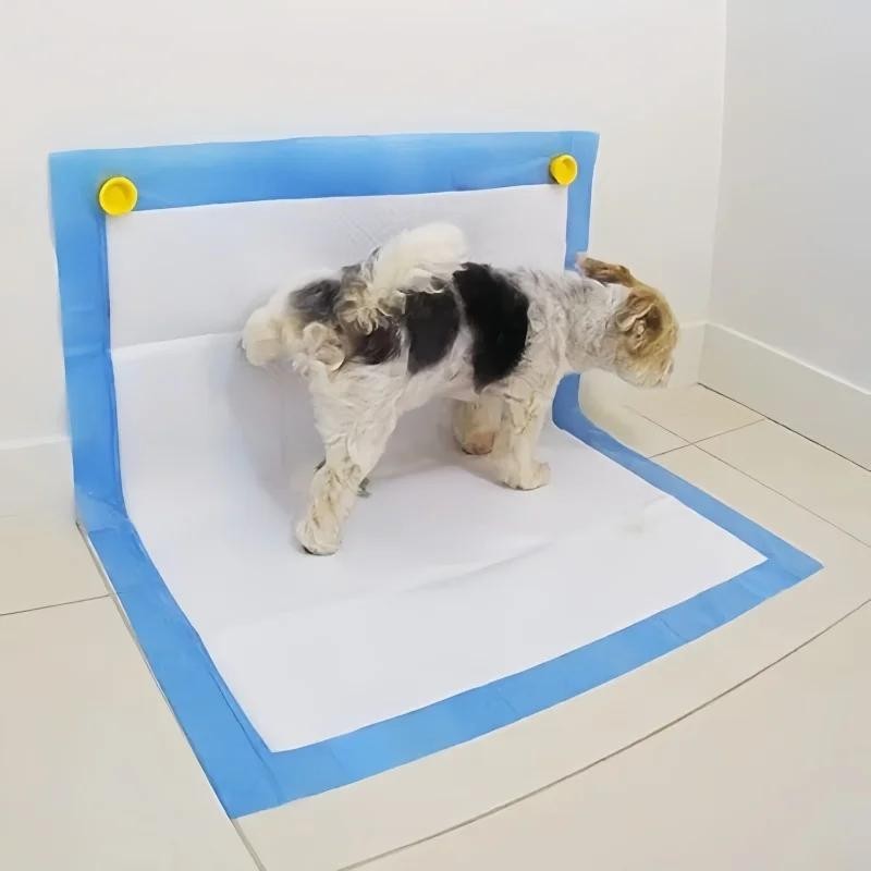 Hunde-Pipi-Pad-Halter für die Wand, Töpfchen-Pad-Halter mit starkem Klebstoff und Magneten, Töpfchen-Pad-Halter für die Innen