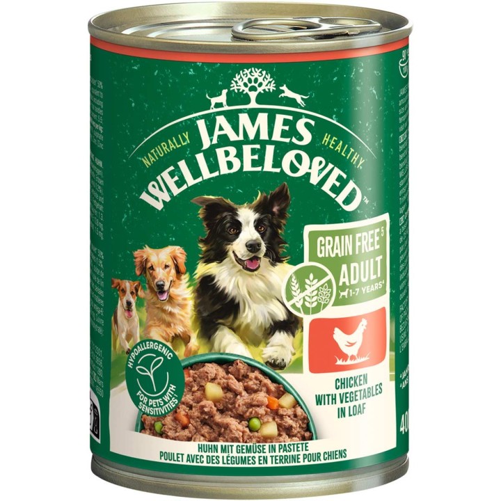 JAMES WELLBELOVED Adult Huhn Pastete 6x400 g