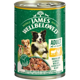 JAMES WELLBELOVED Adult Lamm & Huhn Pastete 6x400 g