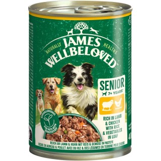 JAMES WELLBELOVED Senior Lamm & Huhn Pastete 6x400 g