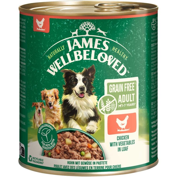 JAMES WELLBELOVED Adult Huhn Pastete 6x800 g