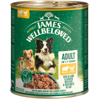 JAMES WELLBELOVED Adult Lamm & Huhn Pastete 6x800 g