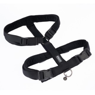 Nomad Tales Blush Geschirr, ebony - Größe XS: 34 - 49 cm Brustumfang, 15 mm breit