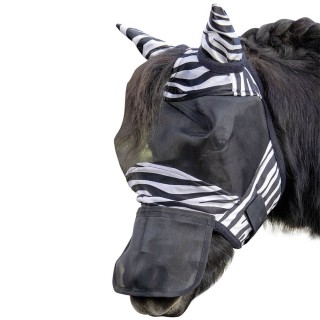 HKM Fliegenschutzmaske Zebra Shetty