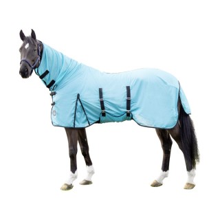 HKM Fliegendecke mit Halsteil Aqua