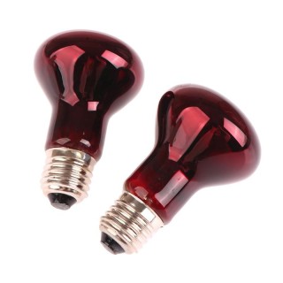 Rote Heizlampe für Haustiere, E27, Tag- und Nachtlampe für Amphibien, Schlangen, Wärmelampe, Reptilienbirne, UV-Licht, 25 W,