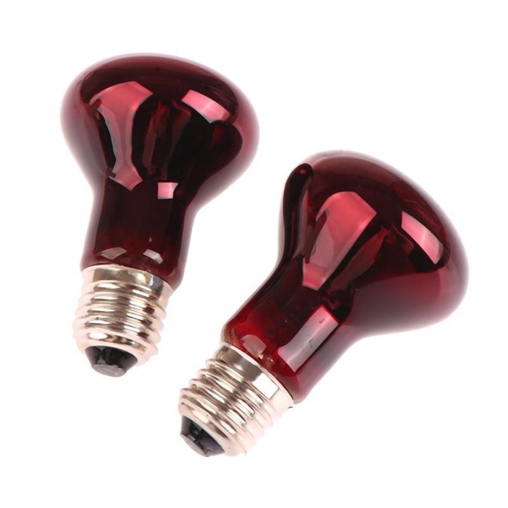 Rote Heizlampe für Haustiere, E27, Tag- und Nachtlampe für Amphibien, Schlangen, Wärmelampe, Reptilienbirne, UV-Licht, 25 W,