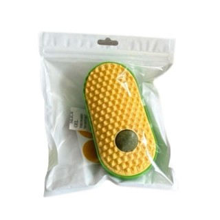 Katzen Selbstpflege Spielzeug Indoor Kätzchen für Haarausfall Wand Sofa Massager grasgrüne