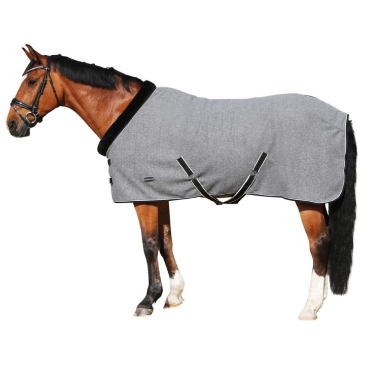 Euroriding Abschwitzdecke Kragen Teddyfell